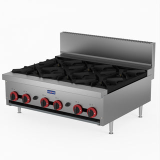 Gas Cook Top 6 Burner With Flame Failure - GasMax RB-6E