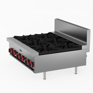 Gas Cook Top 6 Burner With Flame Failure - GasMax RB-6E