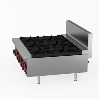 Gas Cook Top 6 Burner With Flame Failure - GasMax RB-6E