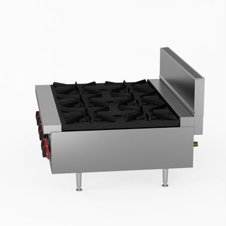 Gas Cook Top 6 Burner With Flame Failure - GasMax RB-6E