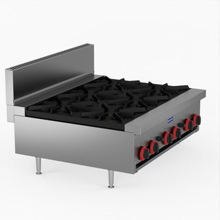 Gas Cook Top 6 Burner With Flame Failure - GasMax RB-6E