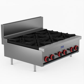 Gas Cook Top 6 Burner With Flame Failure - GasMax RB-6E