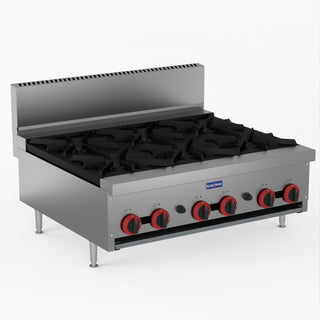 Gas Cook Top 6 Burner With Flame Failure - GasMax RB-6E