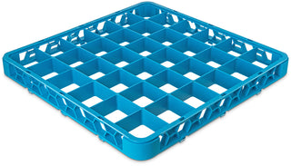 Carlisle OptiClean™ Blue 36-Compartment Divided Rack Extender 500mm x 50mm x 45mm Compartment 74mm x 74mm - RE3614