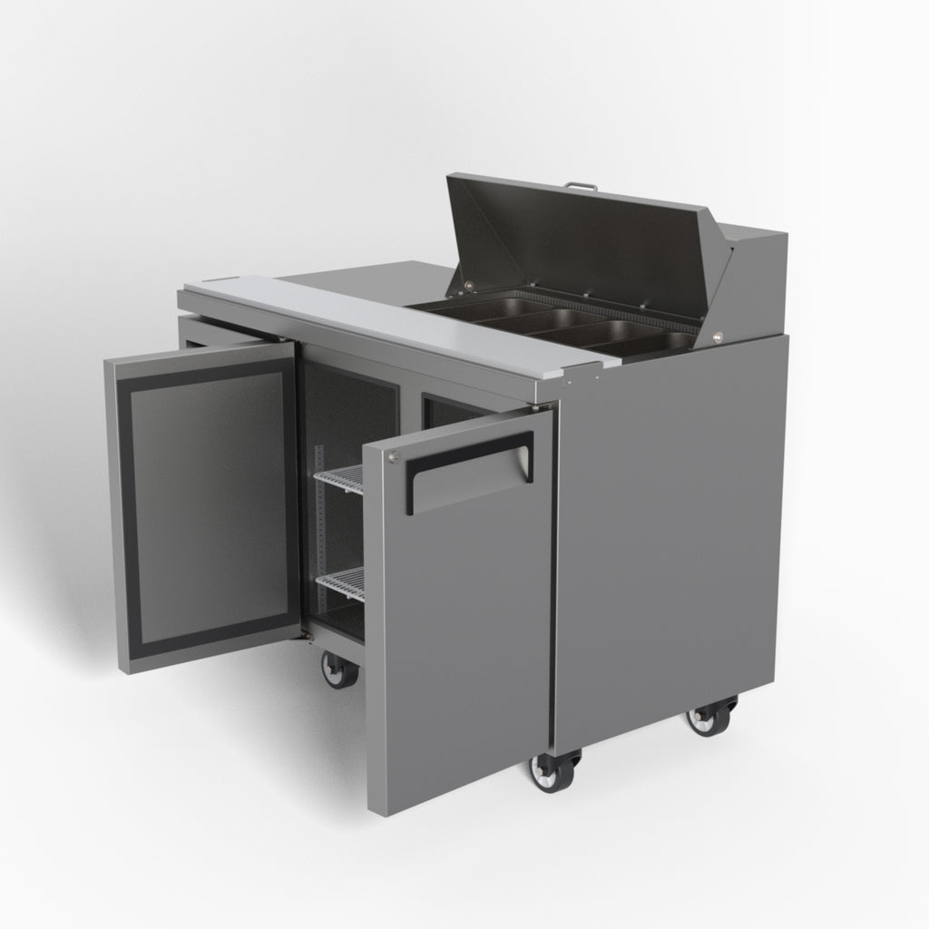 Skope ReFlex 2 Solid Door GN Compatible Salad Preparation Fridge 217L - RF7.PPS.2.SD