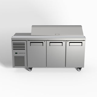 Skope Skope ReFlex 3 Solid Door GN Compatible Salad Preparation Fridge 357L - RF7.PPS.3.SD