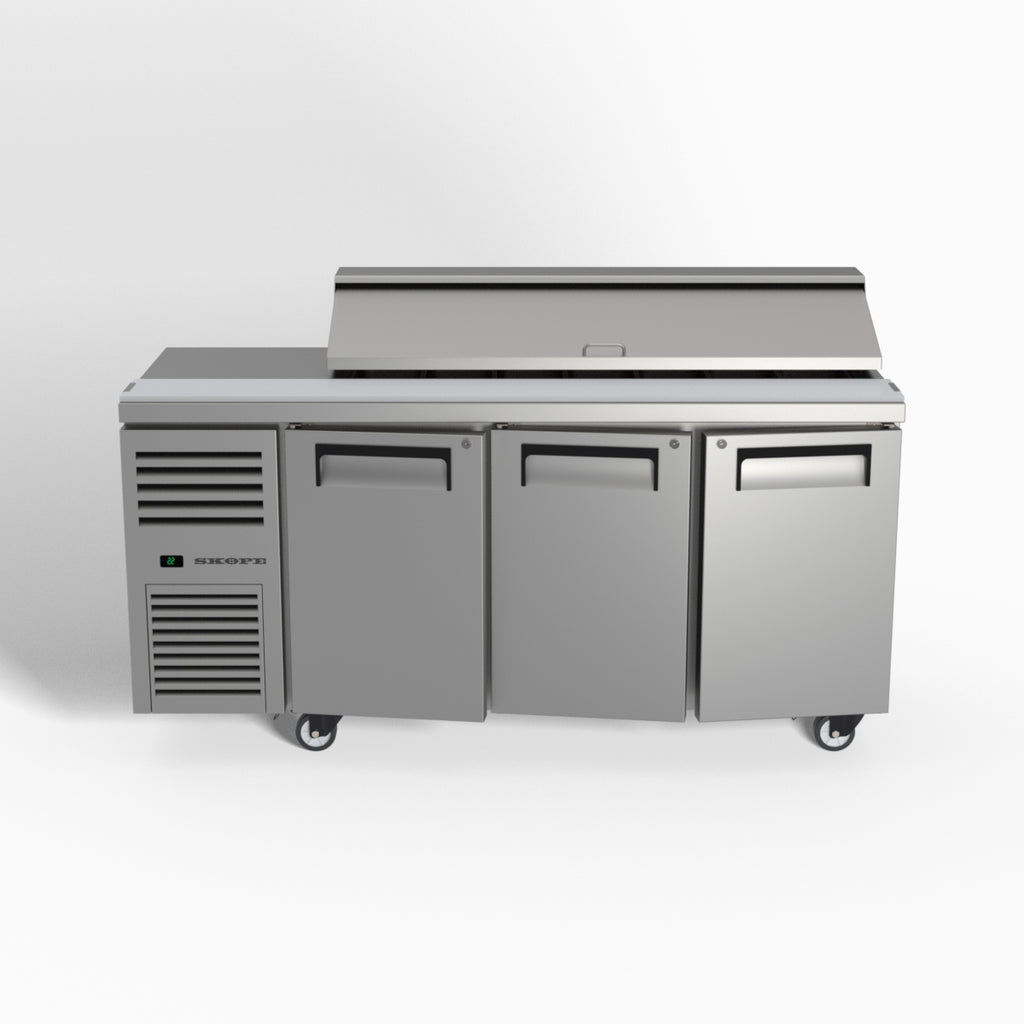 Skope ReFlex 3 Solid Door GN Compatible Salad Preparation Fridge 357L - RF7.PPS.3.SD
