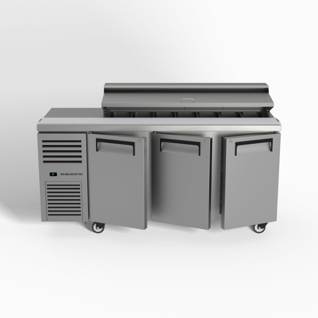 Skope ReFlex 3 Solid Door GN Compatible Salad Preparation Fridge 357L - RF7.PPS.3.SD