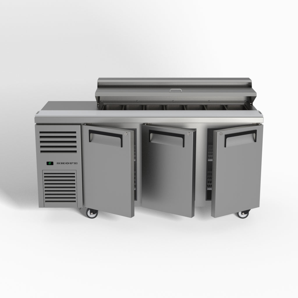 Skope ReFlex 3 Solid Door GN Compatible Salad Preparation Fridge 357L - RF7.PPS.3.SD