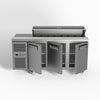 Skope ReFlex 3 Solid Door GN Compatible Salad Preparation Fridge 357L - RF7.PPS.3.SD
