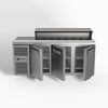 Skope ReFlex 3 Solid Door GN Compatible Salad Preparation Fridge 357L - RF7.PPS.3.SD