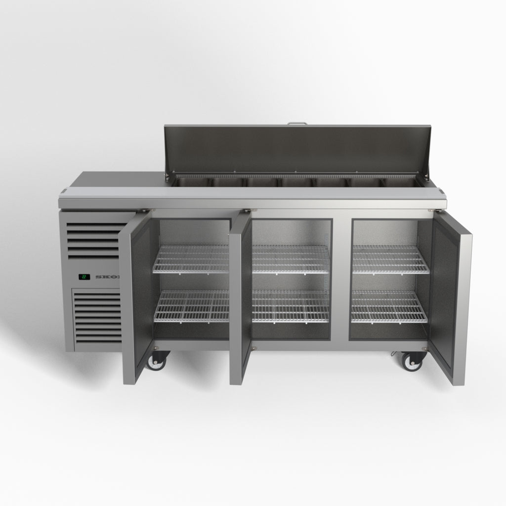 Skope ReFlex 3 Solid Door GN Compatible Salad Preparation Fridge 357L - RF7.PPS.3.SD