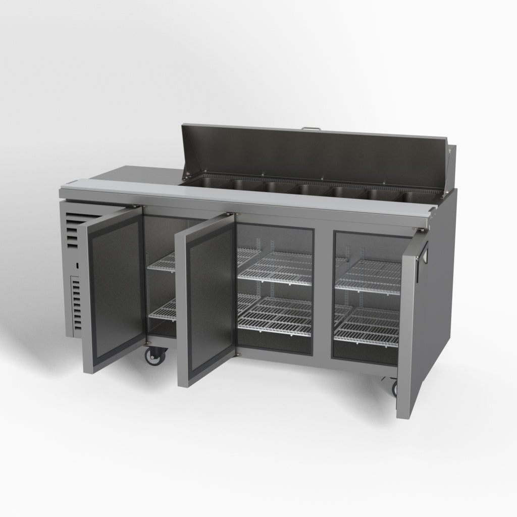 Skope ReFlex 3 Solid Door GN Compatible Salad Preparation Fridge 357L - RF7.PPS.3.SD