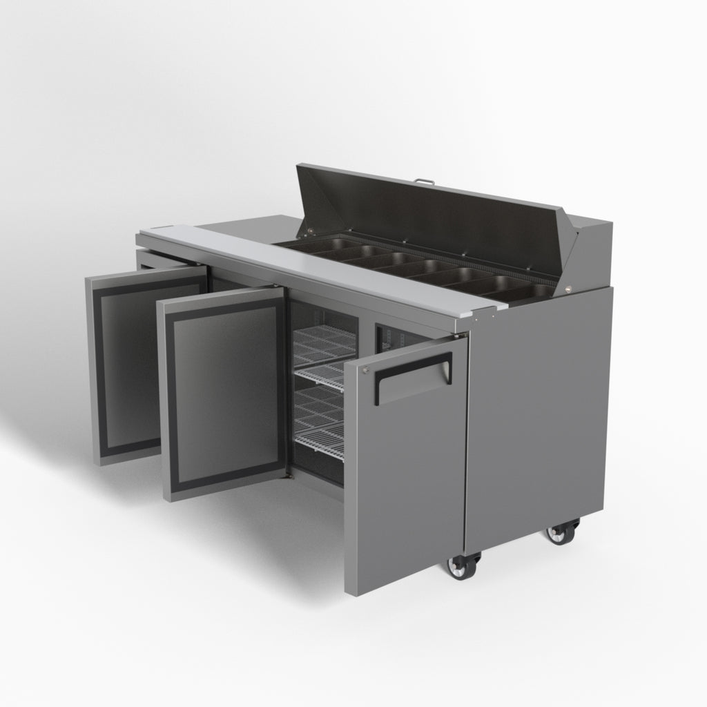 Skope ReFlex 3 Solid Door GN Compatible Salad Preparation Fridge 357L - RF7.PPS.3.SD