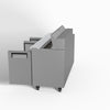 Skope ReFlex 3 Solid Door GN Compatible Salad Preparation Fridge 357L - RF7.PPS.3.SD