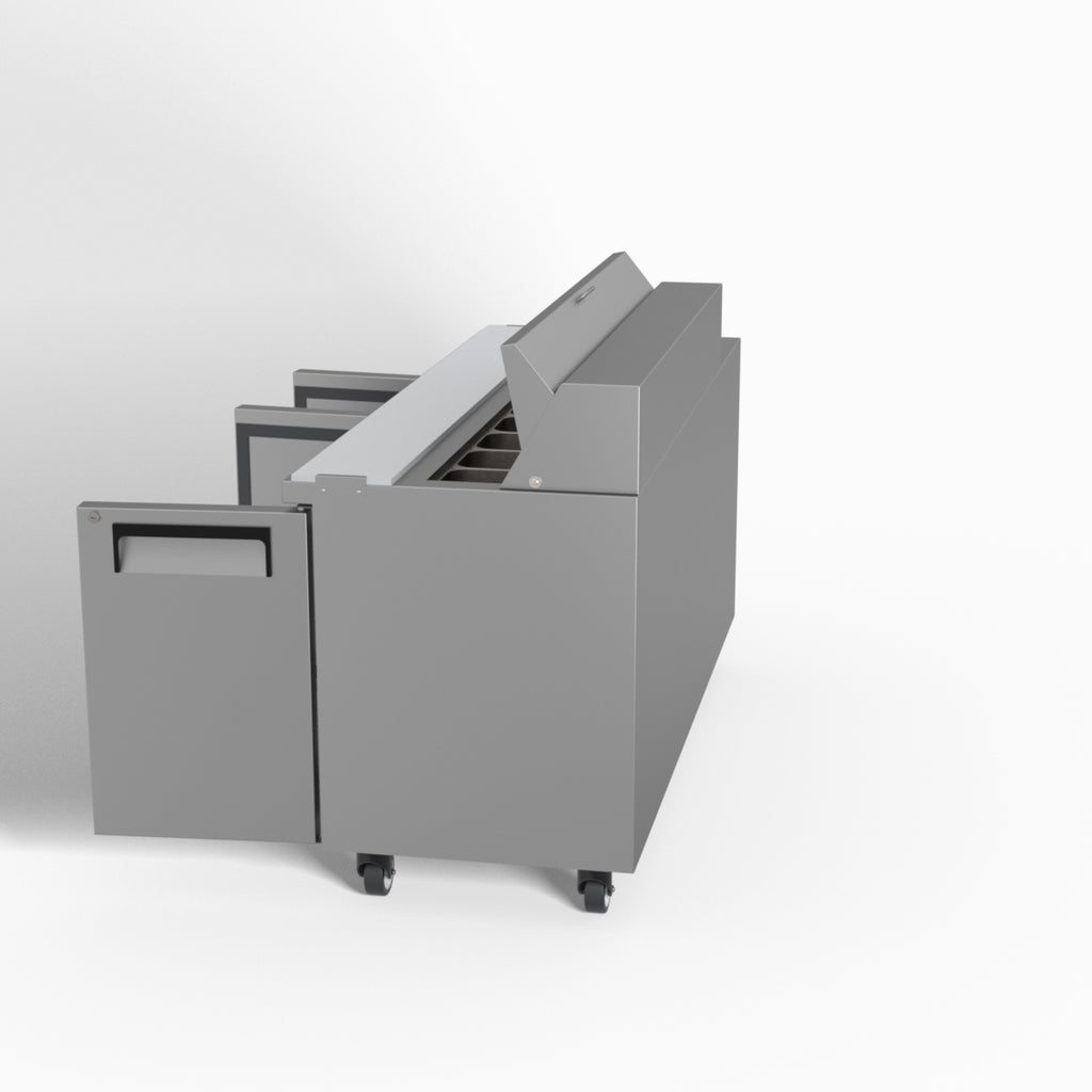 Skope ReFlex 3 Solid Door GN Compatible Salad Preparation Fridge 357L - RF7.PPS.3.SD