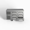 Skope ReFlex 6 Drawer Underbench GN 1/1 Fridge 248L - RF7.UBR.2.D6
