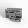 Skope ReFlex 6 Drawer Underbench GN 1/1 Fridge 248L - RF7.UBR.2.D6
