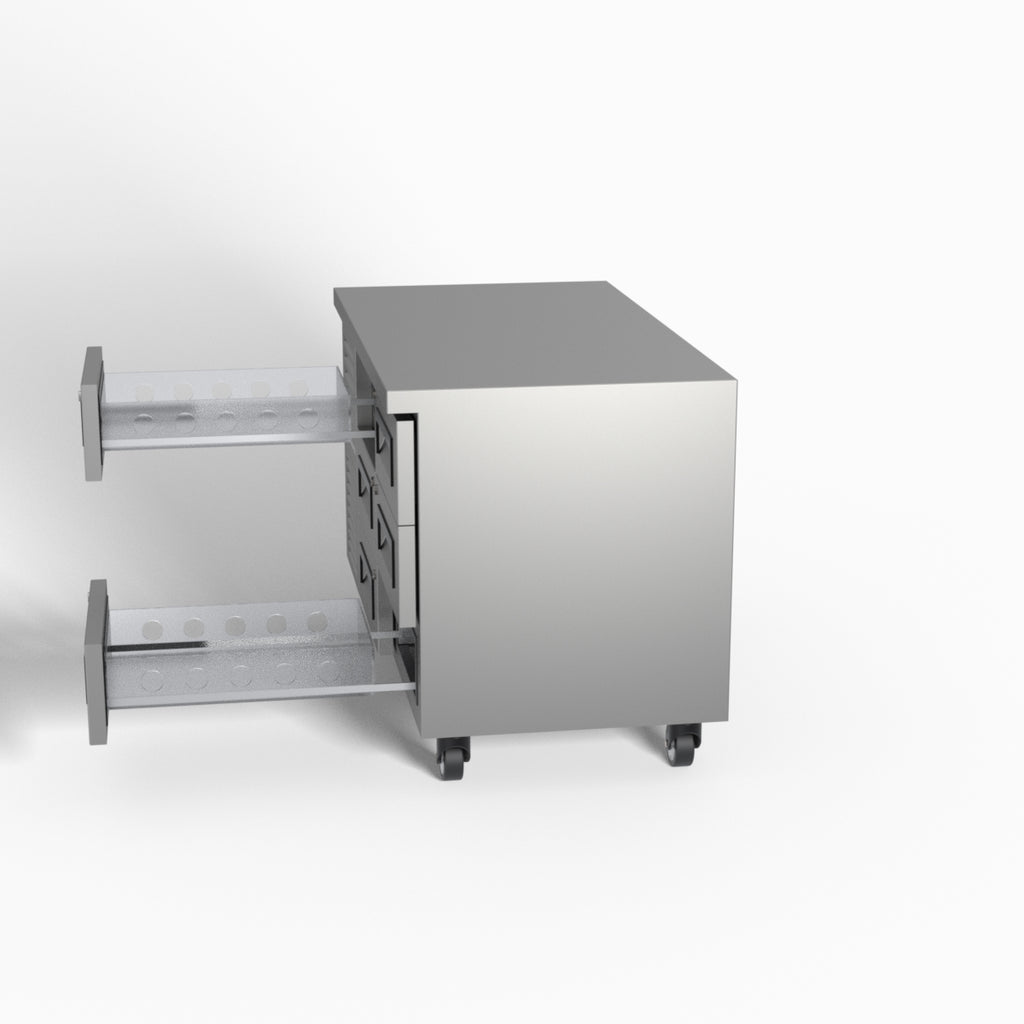 Skope ReFlex 6 Drawer Underbench GN 1/1 Fridge 248L - RF7.UBR.2.D6