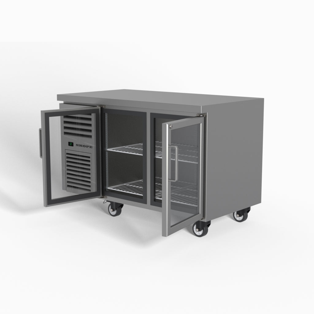 Skope ReFlex 2 Glass Door Underbench GN 1/1 Compatible Fridge 248L - RF7.UBR.2.GD