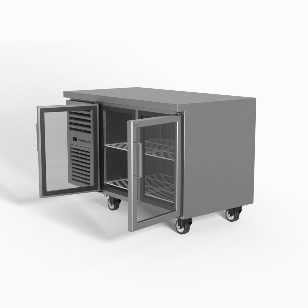 Skope ReFlex 2 Glass Door Underbench GN 1/1 Compatible Fridge 248L - RF7.UBR.2.GD