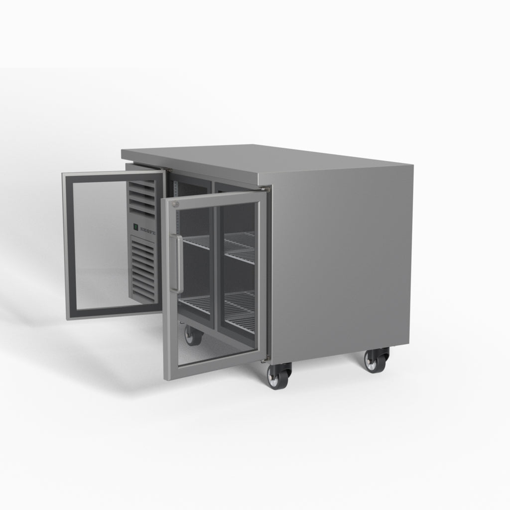 Skope ReFlex 2 Glass Door Underbench GN 1/1 Compatible Fridge 248L - RF7.UBR.2.GD