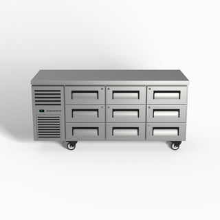 Skope Skope ReFlex 9 Drawer Underbench GN 1/1 Fridge 397L - RF7.UBR.3.D9