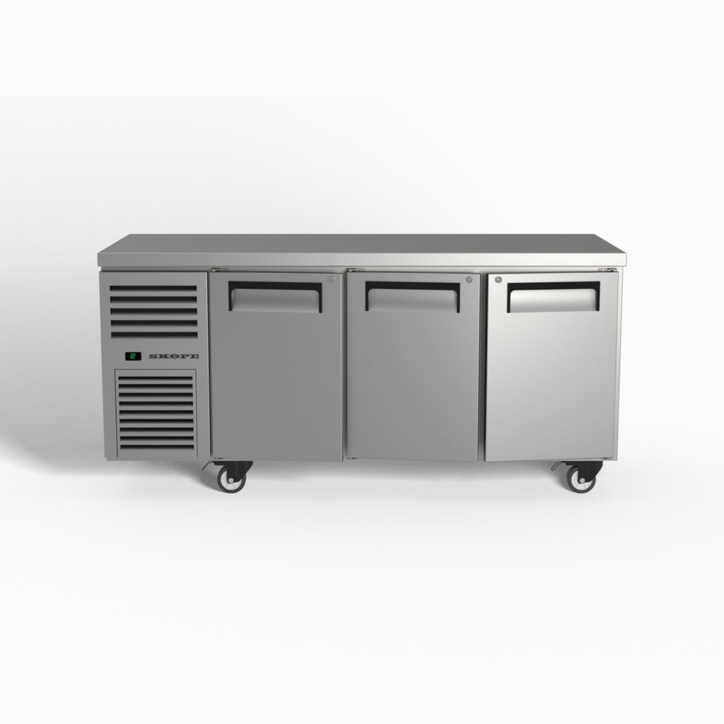 Skope ReFlex 3 Solid Door Underbench GN 1/1 Compatible Fridge 387L - RF7.UBR.3.SD
