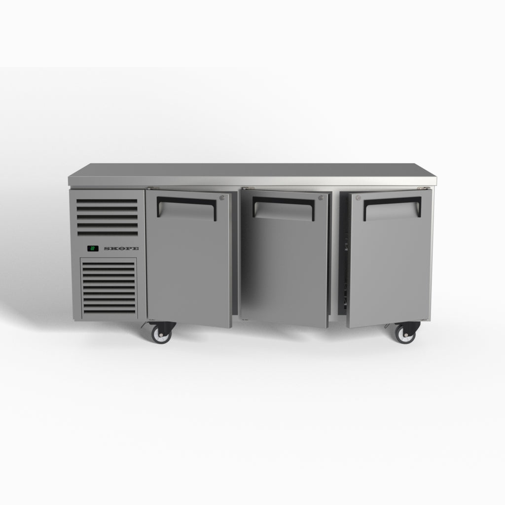Skope ReFlex 3 Solid Door Underbench GN 1/1 Compatible Fridge 387L - RF7.UBR.3.SD