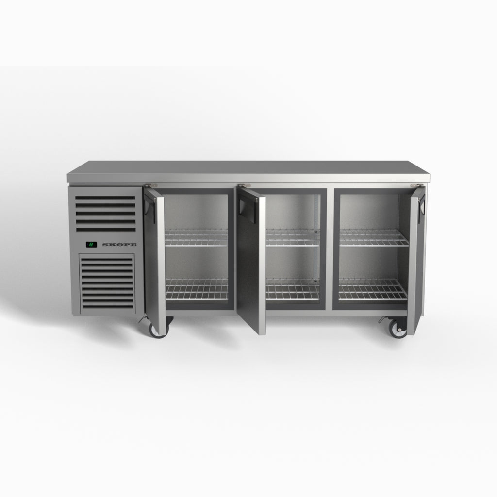 Skope ReFlex 3 Solid Door Underbench GN 1/1 Compatible Fridge 387L - RF7.UBR.3.SD