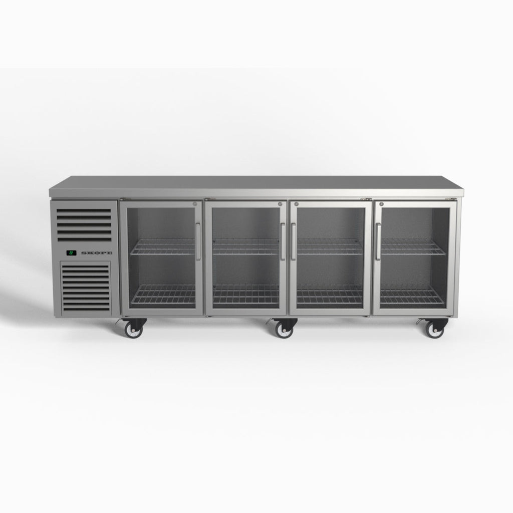 Skope Skope ReFlex 4 Glass Door Underbench GN 1/1 Compatible Fridge 526L - RF7.UBR.4.GD