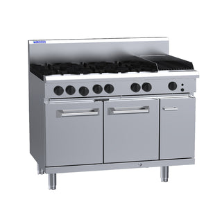 Luus RS-6B3C 6 Burner 300mm Chargrill with Oven