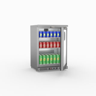 Single Door Stainless Steel Bar Cooler - Thermaster SC148SG