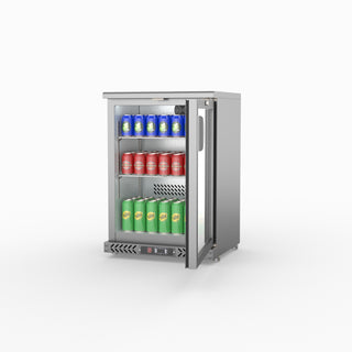 Single Door Stainless Steel Bar Cooler - Thermaster SC148SG