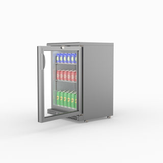 Single Door Stainless Steel Bar Cooler - Thermaster SC148SG