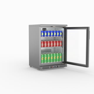 Single Door Stainless Steel Bar Cooler - Thermaster SC148SG