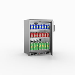 Single Door Stainless Steel Bar Cooler - Thermaster SC148SG