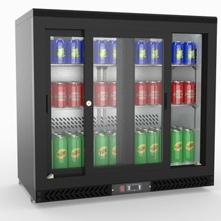 Double Sliding Door Drink Cooler - Thermaster SC248SD