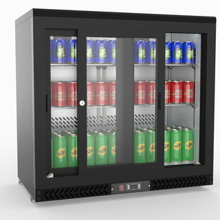 Double Sliding Door Drink Cooler - Thermaster SC248SD