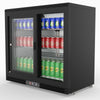 Double Sliding Door Drink Cooler - Thermaster SC248SD