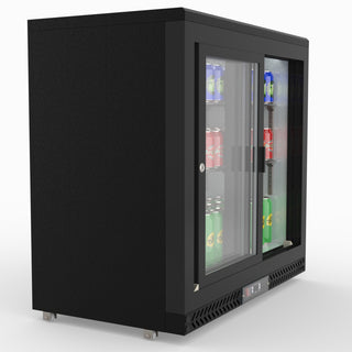 Double Sliding Door Drink Cooler - Thermaster SC248SD