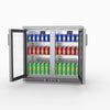 Thermaster Two Door Stainless Steel Bar Cooler SC248SG
