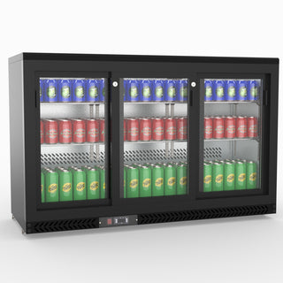 Three Sliding Door Bar Cooler - Thermaster SC316SD