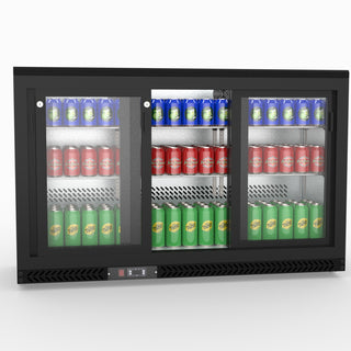 Three Sliding Door Bar Cooler - Thermaster SC316SD