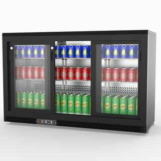 Three Sliding Door Bar Cooler - Thermaster SC316SD