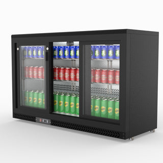 Three Sliding Door Bar Cooler - Thermaster SC316SD