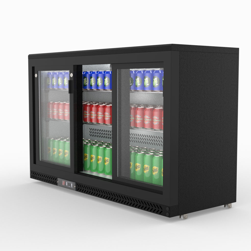 Thermaster Three Sliding Door Bar Cooler SC316SD