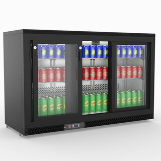 Three Sliding Door Bar Cooler - Thermaster SC316SD