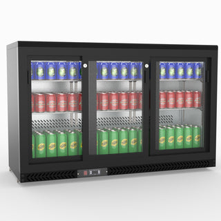 Three Sliding Door Bar Cooler - Thermaster SC316SD