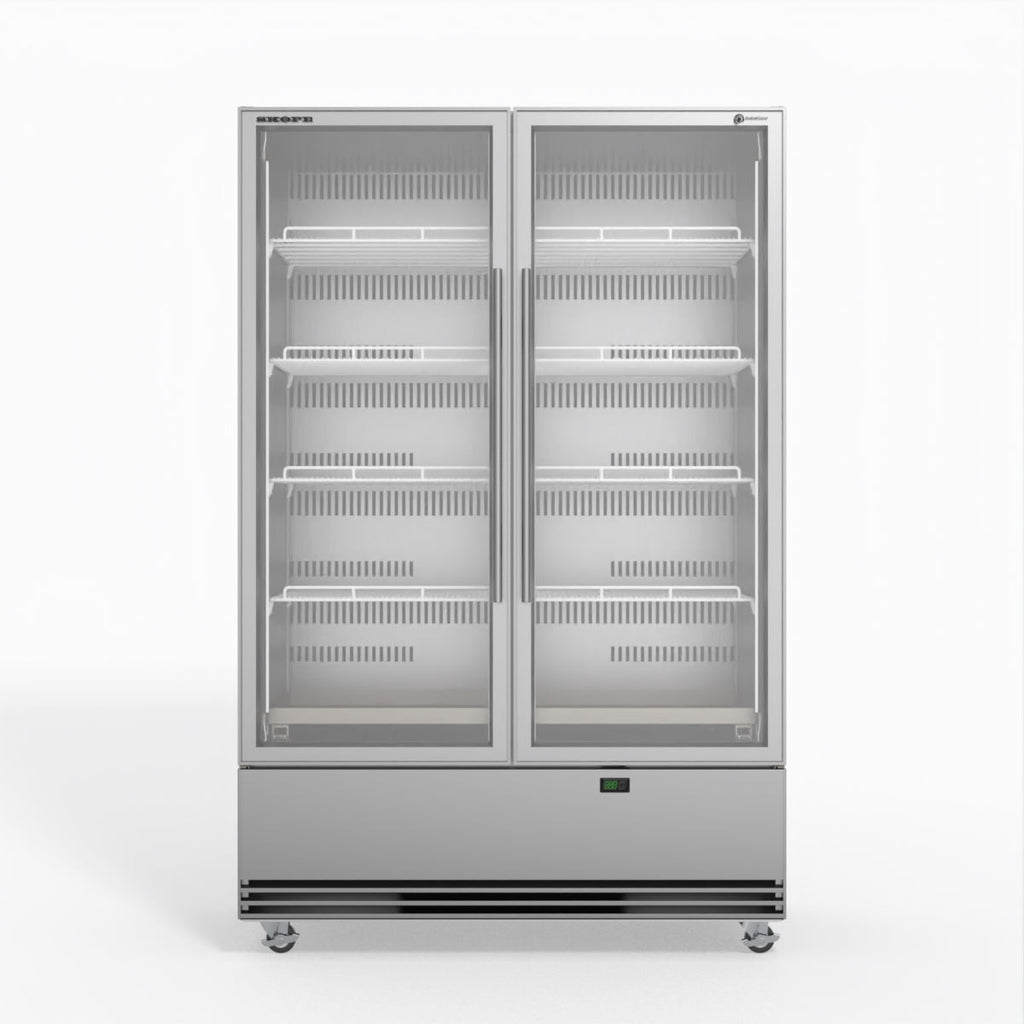 Skope 2 Glass Door Display or Storage Fridge - SKB1200N-A